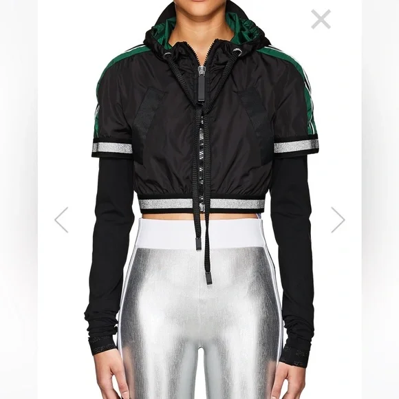 NO KA’OI LAUOHO LAYERED CROP JACKET - small - Picture 1 of 9